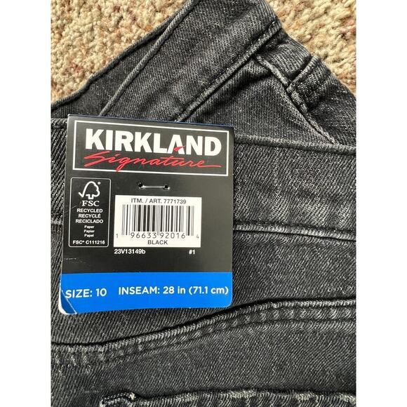 Women's Jeans, Kirkland, NWT, Size 10, Black - Picture 4 of 5
